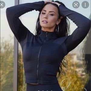 Fabletics x Demi Lovato Cropped Zip Up (XS)